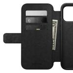 Husa flip cover Nomad Modern Leather Folio cu MagSafe compatibila cu iPhone 18 Pro Max / 17 Pro Max, Maro 9 - lerato.ro