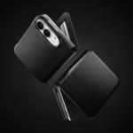 Husa Nomad Traditional Leather Folio Horween cu MagSafe compatibila cu iPhone Duo, Negru 15 - lerato.ro