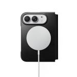 Husa Nomad Traditional Leather Folio Horween cu MagSafe compatibila cu iPhone Duo, Negru 5 - lerato.ro