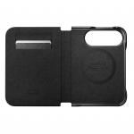 Husa Nomad Traditional Leather Folio Horween cu MagSafe compatibila cu iPhone Duo, Negru 11 - lerato.ro