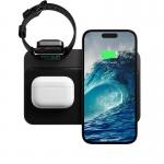 Statie de incarcare cu suprafata din piele naturala NOMAD Wireless Base Station compatibila cu Apple Watch Edition (incarcator inclus) V4, Negru 7 - lerato.ro