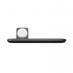 Statie de incarcare cu suprafata din piele naturala NOMAD Wireless Base Station compatibila cu Apple Watch Edition (incarcator inclus) V4, Negru 4 - lerato.ro
