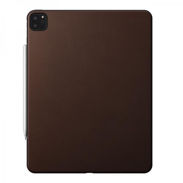 Carcasa piele naturala NOMAD Modern Leather compatibila cu iPad Pro 12.9 inch 2021 Brown 1 - lerato.ro