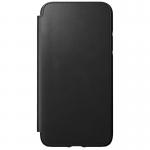 Husa din piele naturala NOMAD Rugged Folio compatibila cu iPhone 11 Pro Max Black 2 - lerato.ro