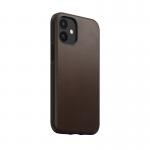 Carcasa din piele naturala NOMAD Rugged MagSafe compatibila cu iPhone 12 Mini Brown 8 - lerato.ro