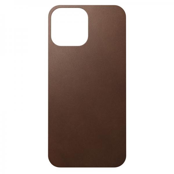 Skin din piele naturala NOMAD Leather MagSafe compatibil cu iPhone 13 Pro Max Brown 1 - lerato.ro