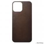 Skin din piele naturala NOMAD Leather MagSafe compatibil cu iPhone 13 Pro Max Brown 3 - lerato.ro