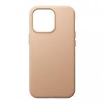 Carcasa din piele naturala NOMAD Rugged MagSafe compatibila cu iPhone 13 Pro Natural 2 - lerato.ro
