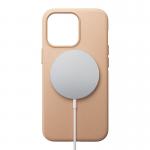 Carcasa din piele naturala NOMAD Rugged MagSafe compatibila cu iPhone 13 Pro Natural 5 - lerato.ro