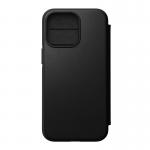 Husa din piele naturala NOMAD Rugged Folio MagSafe compatibila cu iPhone 13 Pro Black 7 - lerato.ro