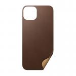 Skin din piele naturala NOMAD Leather MagSafe compatibil cu iPhone 13 Brown 5 - lerato.ro