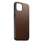 Carcasa din piele naturala NOMAD Rugged MagSafe compatibila cu iPhone 13 Brown 2 - lerato.ro