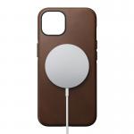 Carcasa din piele naturala NOMAD Rugged MagSafe compatibila cu iPhone 13 Brown 5 - lerato.ro
