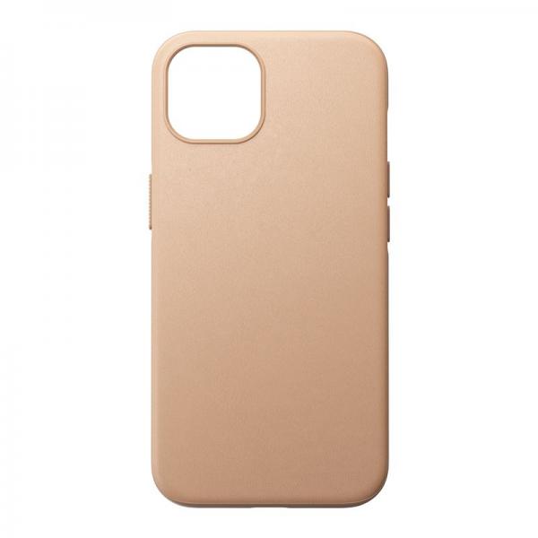 Carcasa din piele naturala NOMAD Rugged MagSafe compatibila cu iPhone 13 Natural 1 - lerato.ro