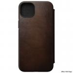 Husa din piele naturala NOMAD Leather Folio MagSafe compatibila cu iPhone 14 Plus Brown 9 - lerato.ro