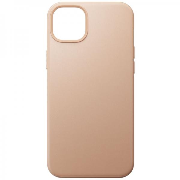 Carcasa din piele naturala NOMAD Modern Leather MagSafe compatibila cu iPhone 14 Plus Natural