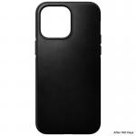 Carcasa din piele naturala NOMAD Modern Leather MagSafe compatibila cu iPhone 14 Pro Max Black 5 - lerato.ro