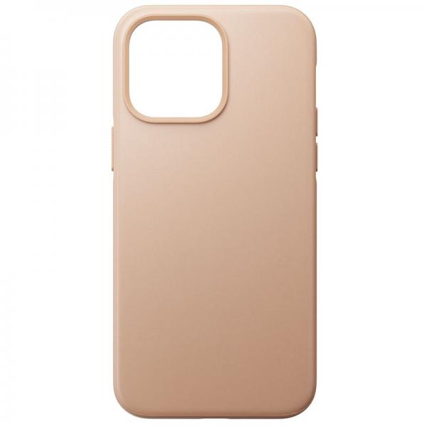 Carcasa din piele naturala NOMAD Modern Leather MagSafe compatibila cu iPhone 14 Pro Max Natural 1 - lerato.ro
