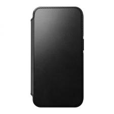 Husa din piele naturala NOMAD Leather Folio MagSafe compatibila cu iPhone 14 Pro Black