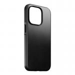 Carcasa din piele naturala NOMAD Modern Leather MagSafe compatibila cu iPhone 14 Pro Black 2 - lerato.ro