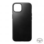 Carcasa din piele naturala NOMAD Modern Leather MagSafe compatibila cu iPhone 14 Black 7 - lerato.ro