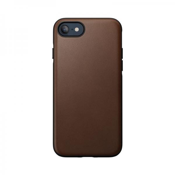 Carcasa din piele naturala NOMAD Modern Leather compatibila cu iPhone 7/8/SE 2020/2022 Brown 1 - lerato.ro