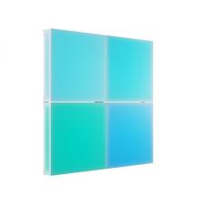 Kit 4 panouri luminoase inteligente Nanoleaf Blocks Small Squares, pentru extindere kit de baza Nanoleaf Blocks, LED RGBW