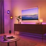 Set 2 becuri Smart LED RGBCW Matter Wi-Fi A19, lumina alba/colorata, E27, 8.5W, Peste 16M culori, control vocal, WiFi 4 - lerato.ro