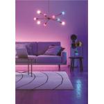 Set 4 becuri Smart LED RGBCW Nanoleaf Matter Wi-Fi A19, lumina alba/colorata, E27, 8.5W, Peste 16M culori, control vocal, WiFi 6 - lerato.ro