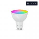 Bec Smart Nanoleaf Essentials Matter, RGB, Control vocal / aplicatie, 9W, 400 lm, Interval temperatura culoare 2700-6500K, E27, WiFi, Alb 10 - lerato.ro