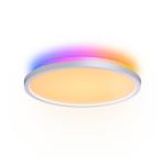 Plafoniera LED Smart Nanoleaf, RGB, 2600lm, 2200K-6500K, Control aplicatie / vocal, Alb 2 - lerato.ro