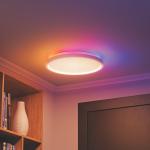 Plafoniera LED Smart Nanoleaf, RGB, 2600lm, 2200K-6500K, Control aplicatie / vocal, Alb 14 - lerato.ro