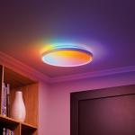 Plafoniera LED Smart Nanoleaf, RGB, 2600lm, 2200K-6500K, Control aplicatie / vocal, Alb 15 - lerato.ro