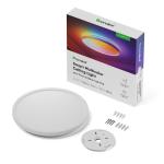 Plafoniera LED Smart Nanoleaf, RGB, 2600lm, 2200K-6500K, Control aplicatie / vocal, Alb 4 - lerato.ro