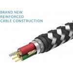 Cablu pentru incarcare si transfer de date Native Union Belt USB-A / USB Type-C 1.2m Zebra 10 - lerato.ro