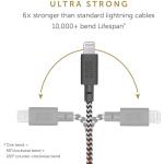 Cablu pentru incarcare si transfer de date Native Union Belt USB Type-C / Lightning 1.2m Cosmo 7 - lerato.ro