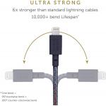 Cablu pentru incarcare si transfer de date Native Union Belt USB / Lightning 1.2m Indigo 8 - lerato.ro