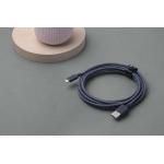 Cablu pentru incarcare si transfer de date Native Union Belt XL USB / Lightning 3m Indigo 5 - lerato.ro