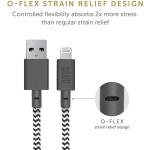 Cablu pentru incarcare si transfer de date Native Union Belt XL USB / Lightning 3m Zebra