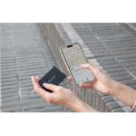 Dispozitiv anti pierdere tip card Native Union Find it, Autonomie 6 luni, Baterie reincarcabila wireless, Localizare prin aplicatia Apple Find My, Negru 7 - lerato.ro