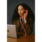 Receptor retro pentru telefon Native Union POP Phone, 23 x 5.5 x 5.5 cm, USB-C, Rosu 5 - lerato.ro
