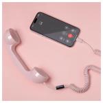 Receptor retro pentru telefon Native Union POP Phone, 23 x 5.5 x 5.5 cm, USB-C, Pink Candy 3 - lerato.ro