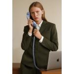 Receptor retro pentru telefon Native Union POP Phone, 23 x 5.5 x 5.5 cm, USB-C, Albastru Azur 4 - lerato.ro
