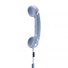 Receptor retro pentru telefon Native Union POP Phone, 23 x 5.5 x 5.5 cm, USB-C, Albastru Azur