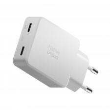 Incarcator retea Native Union Pocket GaN, 2xUSB-C, 65W, 3A, Alb