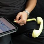 Receptor retro pentru telefon Native Union POP Phone, 23 x 5.5 x 5.5 cm, USB-C, Lemon 5 - lerato.ro