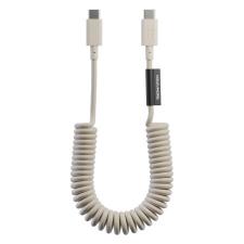 Cablu pentru incarcare si transfer de date Native Union Pop, 2x USB-C, 60W, 1.2m, Bej