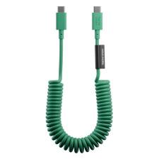 Cablu pentru incarcare si transfer de date Native Union Pop, 2x USB-C, 60W, 1.2m, Verde