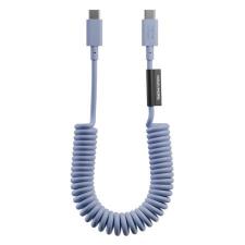Cablu pentru incarcare si transfer de date Native Union Pop, 2x USB-C, 60W, 1.2m, Azur