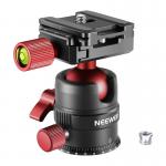 Cap de trepied Neewer GM28, 28mm, Rotire 360 grade, Sarcina maxima 5kg, Negru / Rosu 3 - lerato.ro